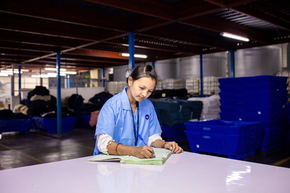 Seattle logistics operation with workers in a distribution warehouse